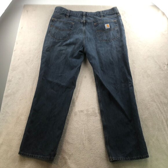 Carhartt Mens Workwear Jeans Size 38x30 Relaxed Fit Blue Denim Casual 101493-968 - Picture 14 of 14